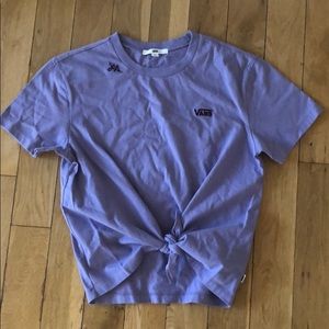 Vans tie front t-shirt